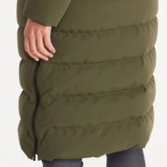 MARMOT COAT Prospect Hooded Down D Nori XL - Picture 5 of 16